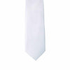 White Necktie with Horizontal Stripe - 8cm-Neckties-MarZthomson-Cufflinks.com.sg
