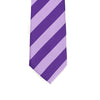 OroTie 8cm Stripes Tie in Purple and light Purple