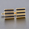 Horizontal Grill  Cufflinks in Gold