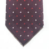 Orotie Burgundy  Small square White and Red