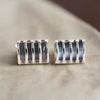 Grill and Bar Cufflinks in Grey (Online Exclusive)