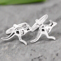 Silver Kangaroo  Cufflinks