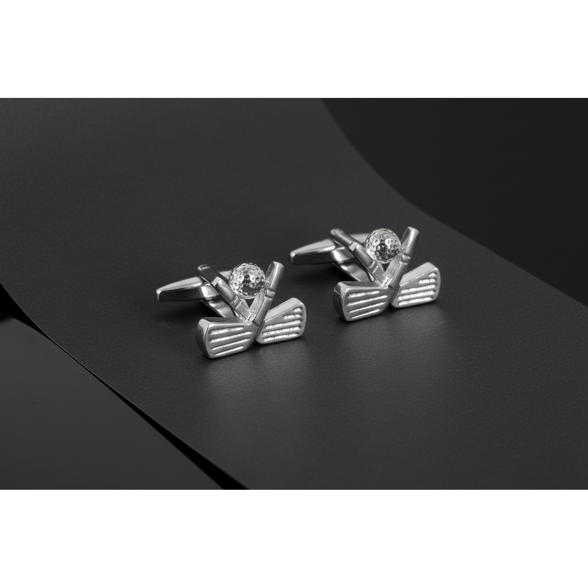 Golf Club Iron 6 and Golf Ball Cufflinks (Online Exclusive)