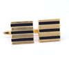 Horizontal Grill  Cufflinks in Gold