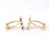 Horizontal Grill  Cufflinks in Gold