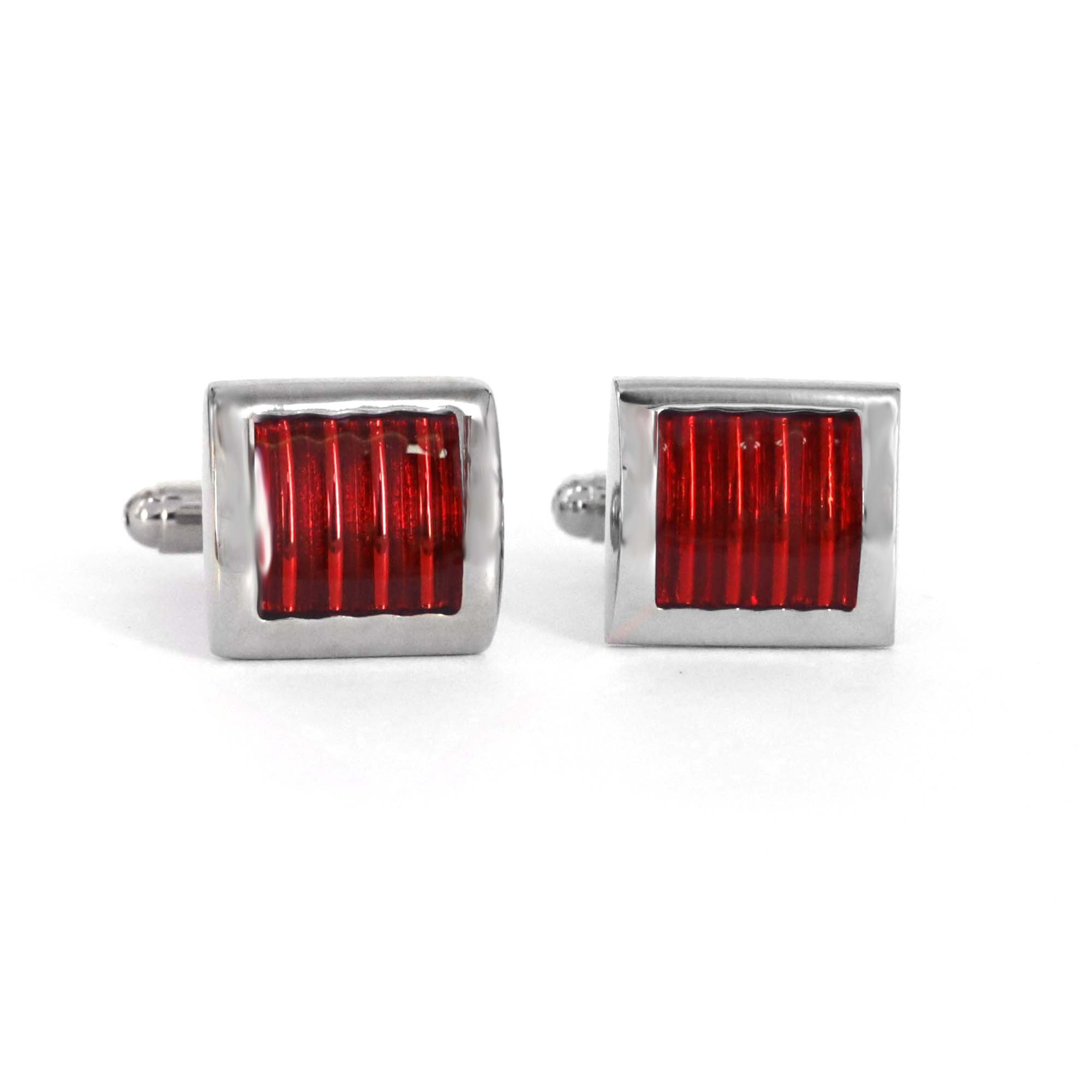 Grill and Bar Cufflinks in Red (Online Exclusive)