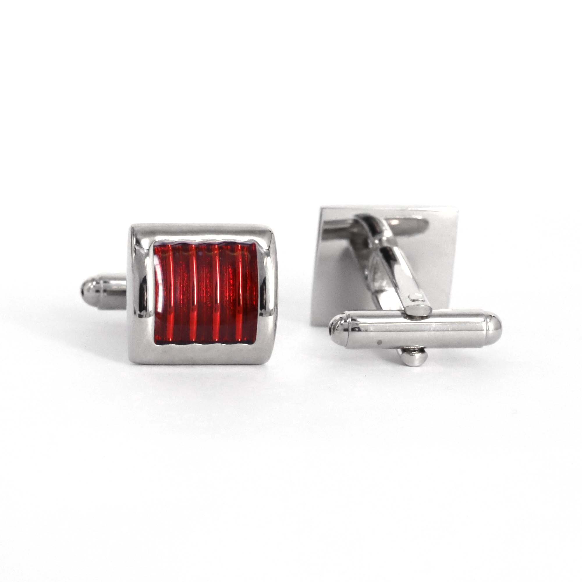 Grill and Bar Cufflinks in Red (Online Exclusive)