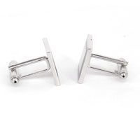 Purple square cufflinks Marzthomson