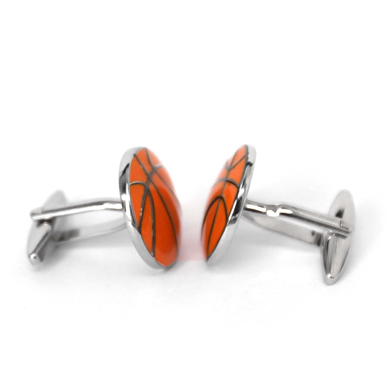 MarZthomson Basketball orange with Silver line Cufflinks (Online Exclusive)