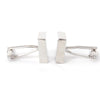 Classic Silver Squared mirror finishing  (Thick) Cufflinks (Online Exclusive)