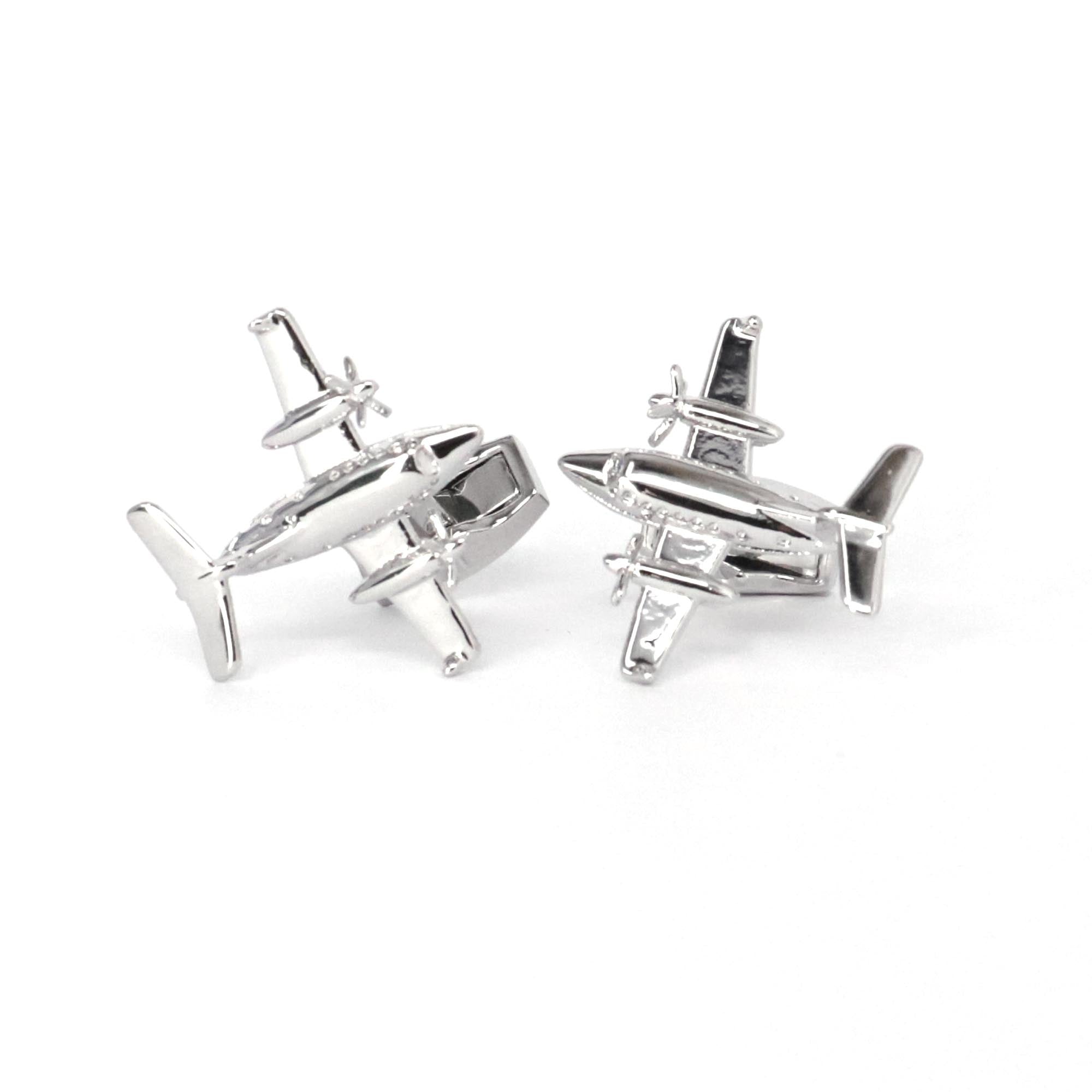 Azthom A32-350 Beechcraft-Raytheon B300 King Air 350 RAAF Cufflinks in Silver