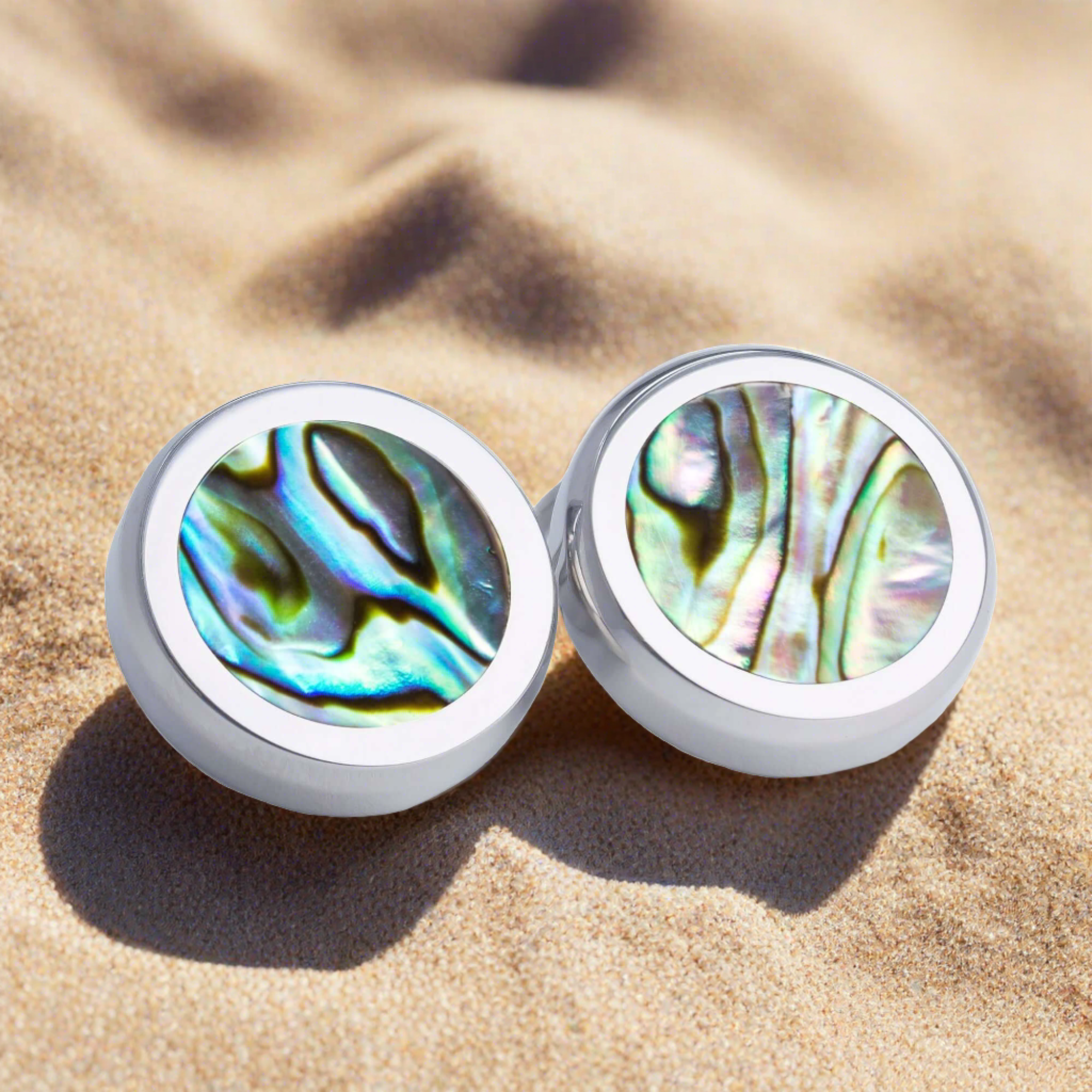 Aurum MOP Button Covers-Abalone