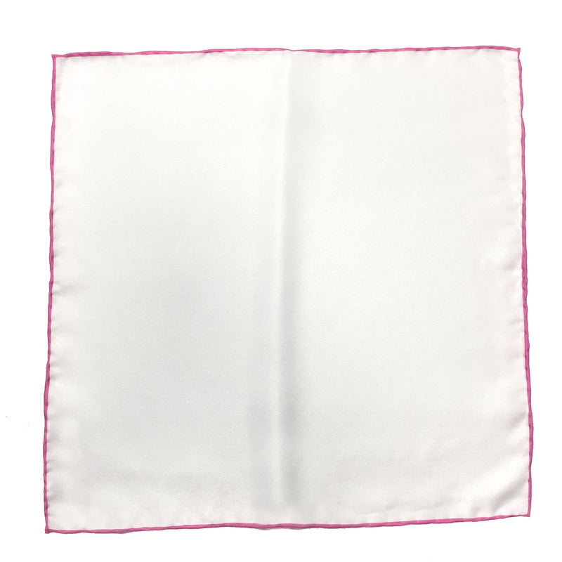 100% Silk Satin Hanky in 5 colours 32 x 32 cm