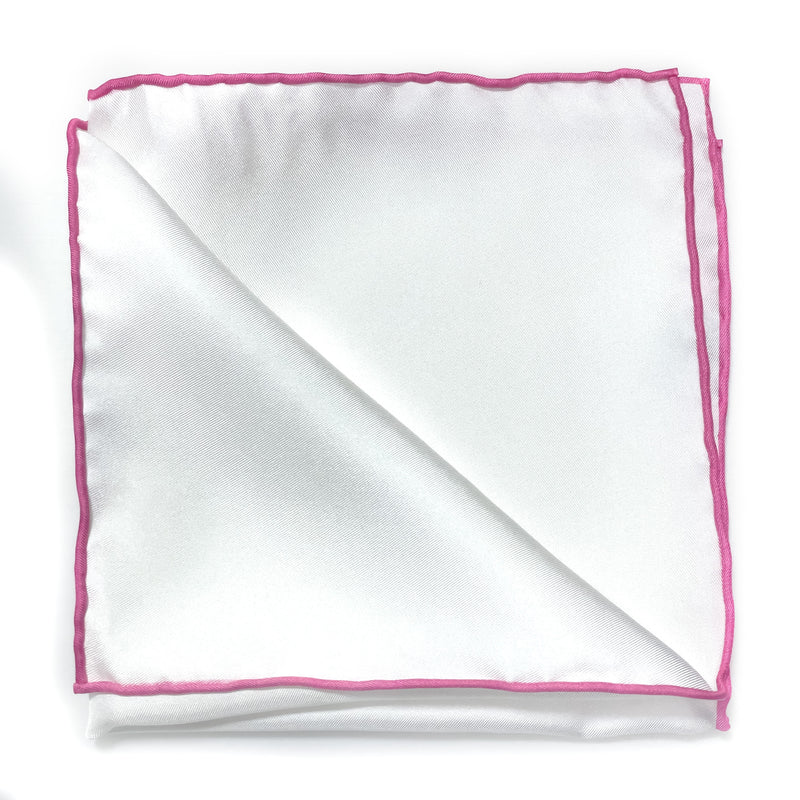 100% Silk Satin Hanky in 5 colours 32 x 32 cm