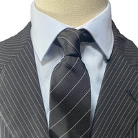 OroTie Jacquare Blue Background with white Dot light stripe