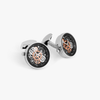 Vintage Gear Watch Cufflinks In Silver With Rhodium Plated Steel (Limited Edition)