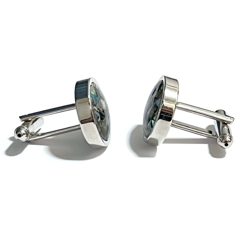 Orobianco L'unique Abalone Mosaic Cufflinks