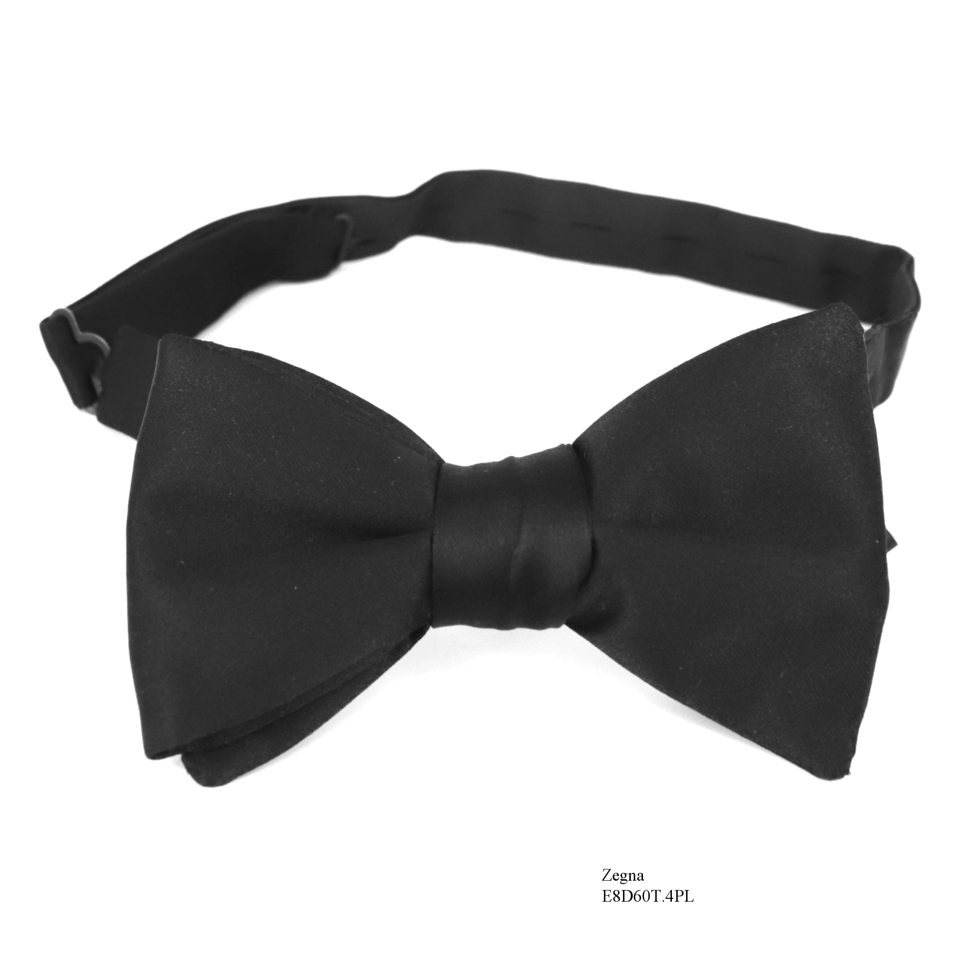 Zegna bow discount tie black