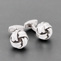 Gordian Knot Silver Cufflinks