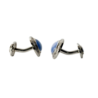 Vintage-Inspired Dual-Head Fiber Optic Cufflinks