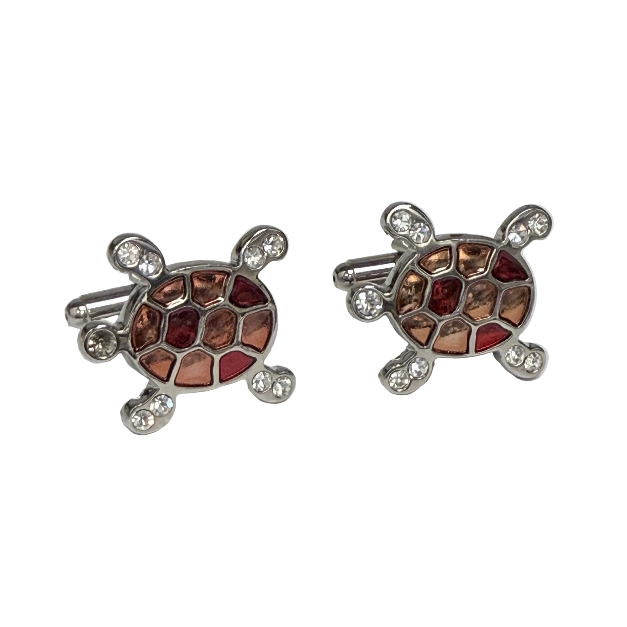 MarZthomson  Orange and Red Turtle Cufflink (Online Exclusive)