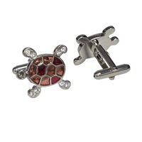 MarZthomson  Orange and Red Turtle Cufflink (Online Exclusive)