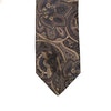 MonsterTie Navy Brown Big Paisley