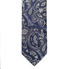 MonsterTie Navy White Big Paisley