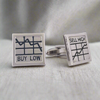 MarZthomson Buy Low and Sell High Cufflink (Online Exclusive)