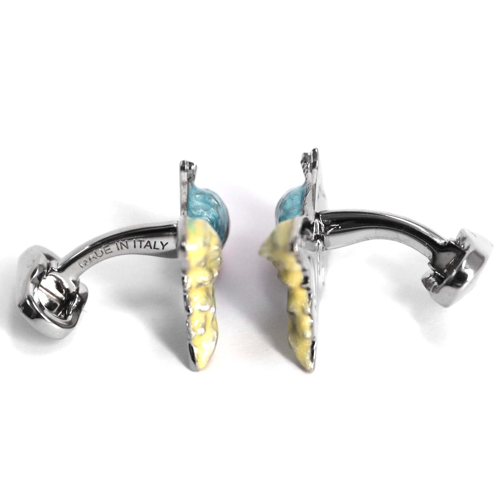 Goldfish  A Murano Glass Cufflink By MonsterTie