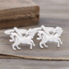 Silver Horse Cufflinks