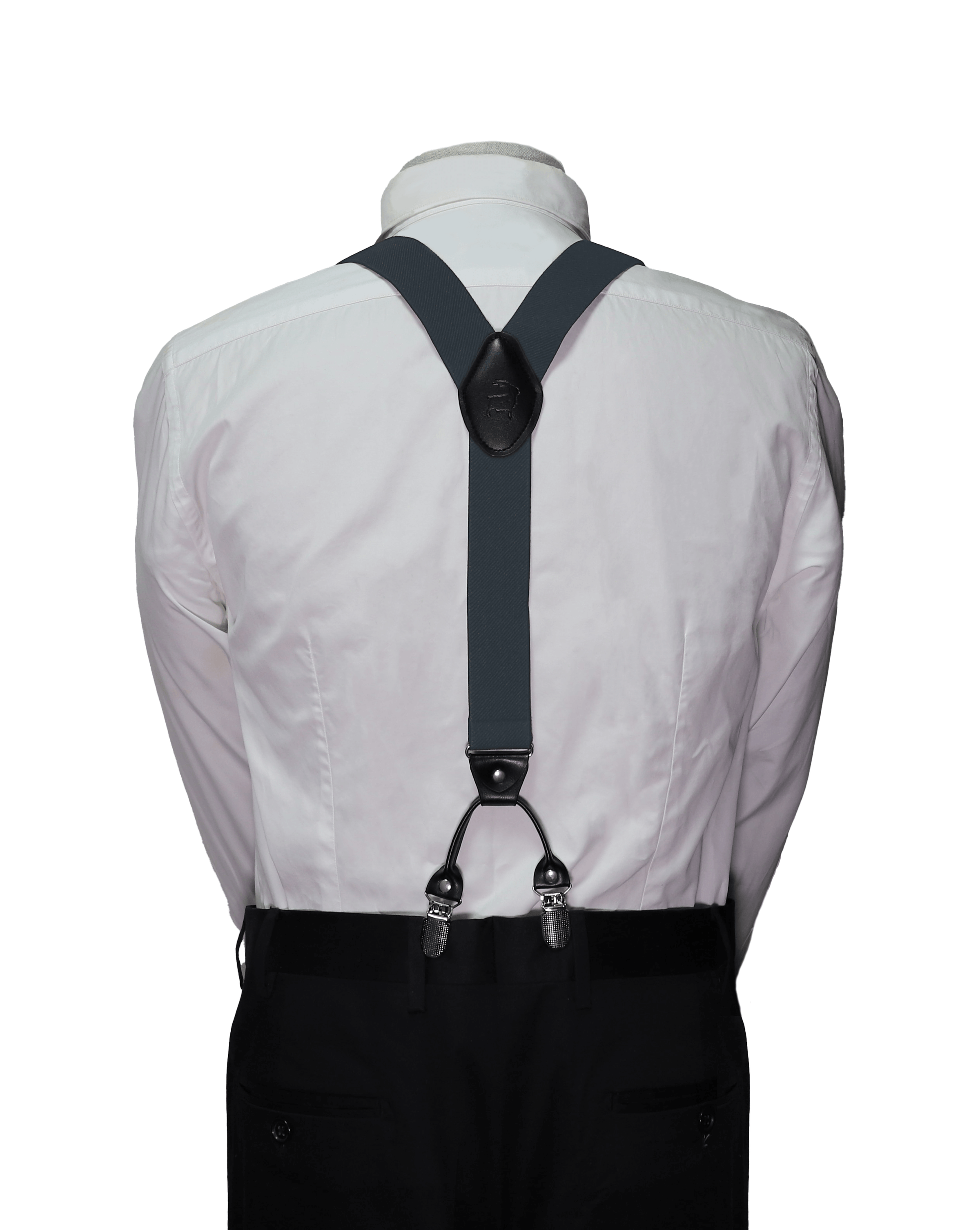 Orobianco Suspender Striped Solid Color Clip