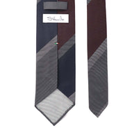 Stefano Cau STRIPE Grey Maroon Light Grey