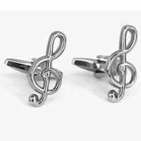 Marzthomson Musical Knot Cufflinks in Silver