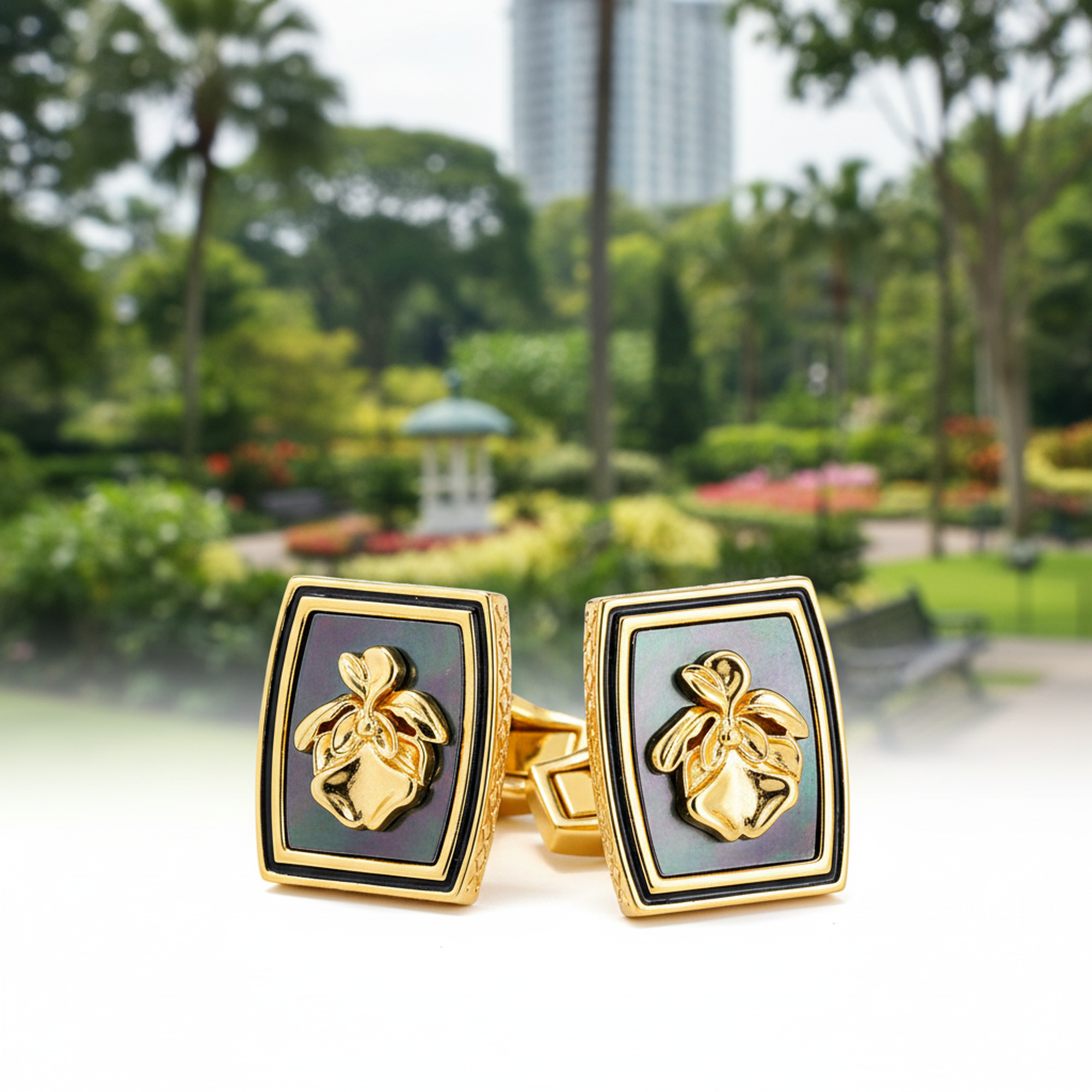 The Vanda Miss Joaquim "Signature Series" — Premium Azthom Cufflinks