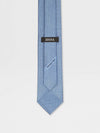 LIGHT BLUE NATURAL SILK TIE