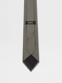 Dark Green CENTO FILI Silk Tie