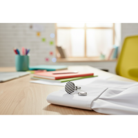 Red Horizontal Stripe Round Cufflinks (Online exclusive)