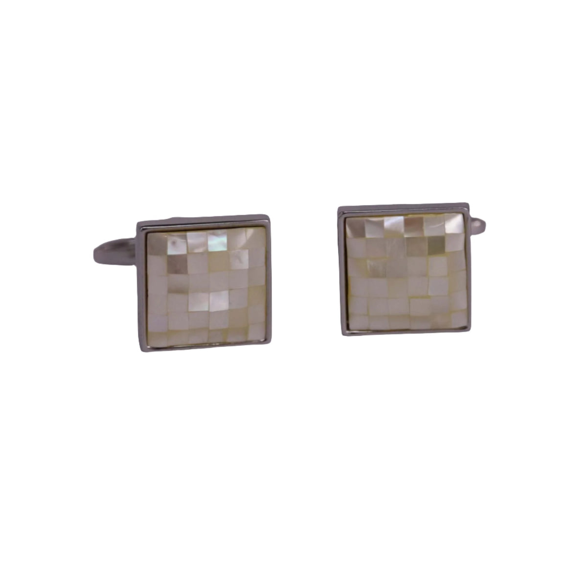 MarZthomson Mosaic MOP  Abalone square Cufflink