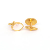 Small Size MOP Gold Cufflinks