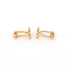 Small Size MOP Gold Cufflinks