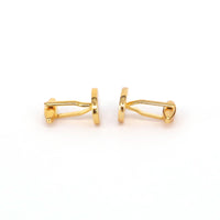 Small Size MOP Gold Cufflinks