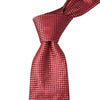8cm Coral Silk Woven Tie with Red Dots Detail-Cufflinks.com.sg | Neckties.com.sg