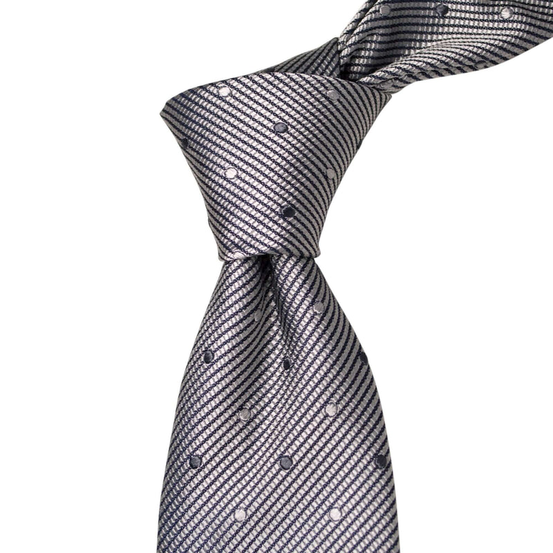 8cm Micro-Dots Pattern Silk Tie in Dark Brown-Cufflinks.com.sg | Neckties.com.sg