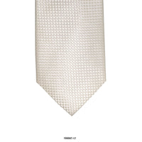 8cm Off White with White Weaved Design Detail Tie-Cufflinks.com.sg | Neckties.com.sg