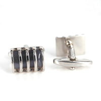 Grill and Bar Cufflinks in Grey (Online Exclusive)