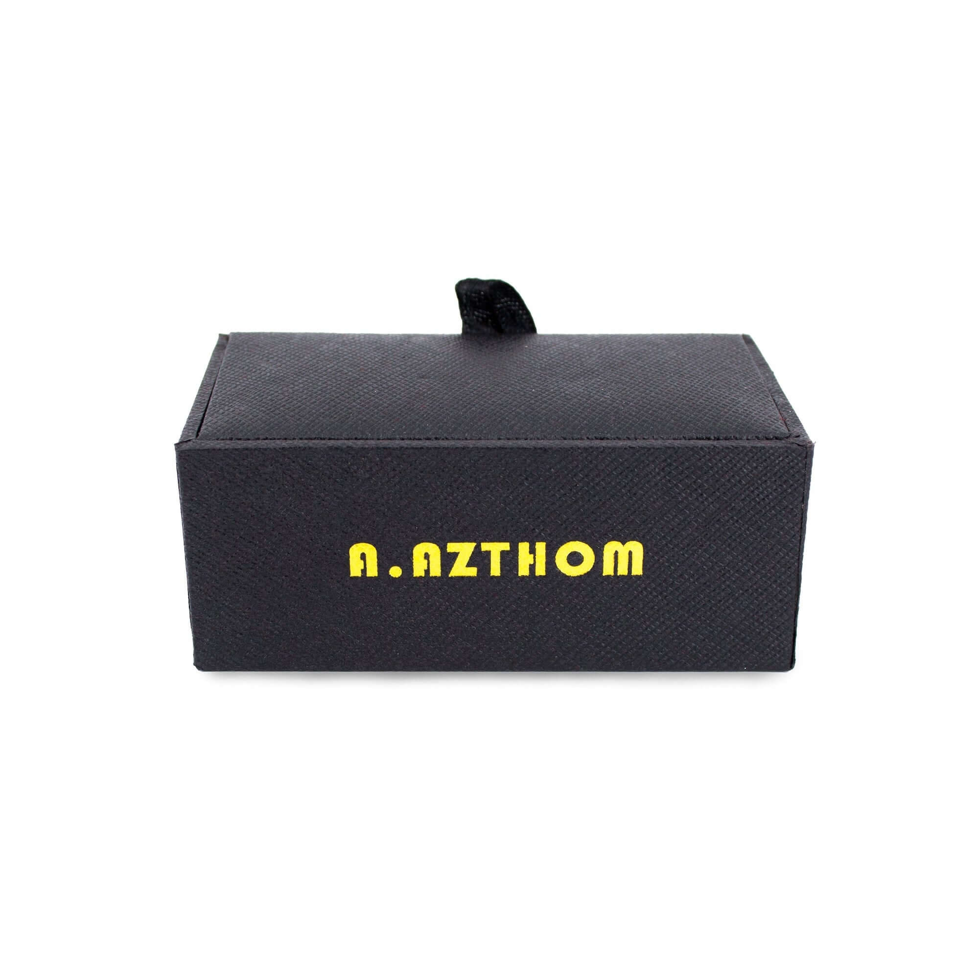 Classic Round Black Button Covers-Button Covers-A.Azthom-Cufflinks.com.sg