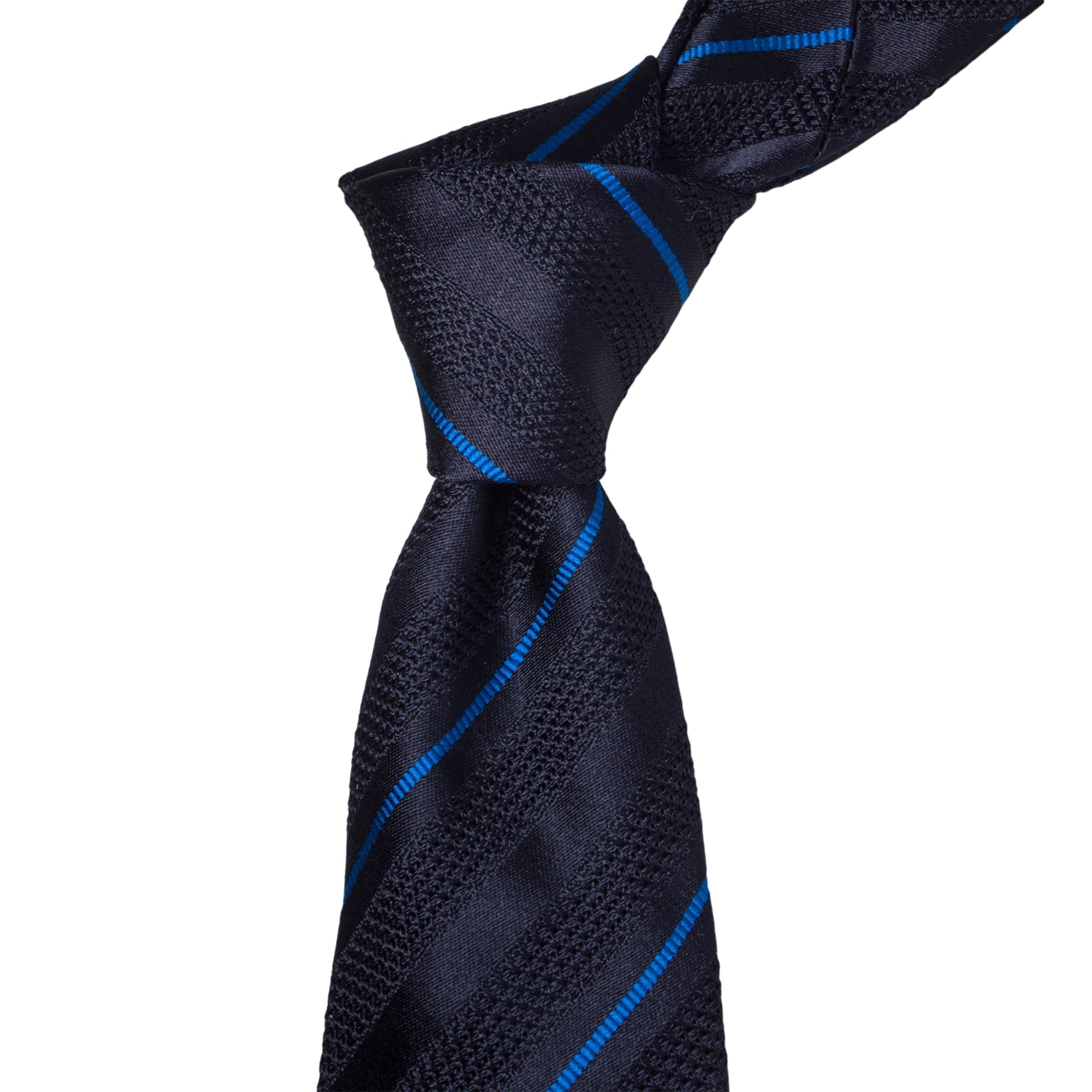 Church's 8cm Blue Striped Necktie-Cufflinks.com.sg | Neckties.com.sg