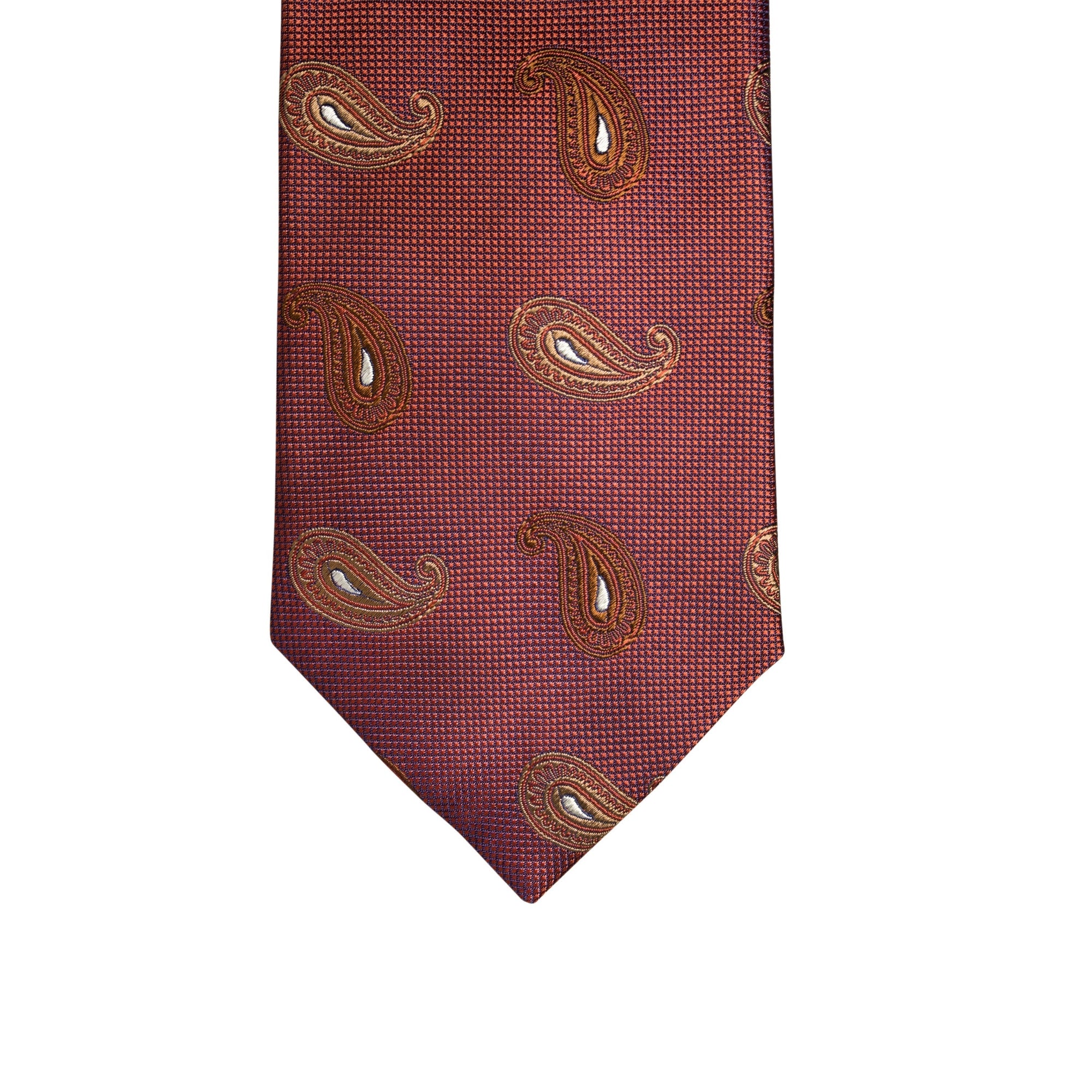 Church's Silk Woven Parsley Pattern Necktie in Red-Cufflinks.com.sg | Neckties.com.sg
