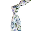 Cotton Floral Tie in Cream-Neckties-MarZthomson-Cufflinks.com.sg